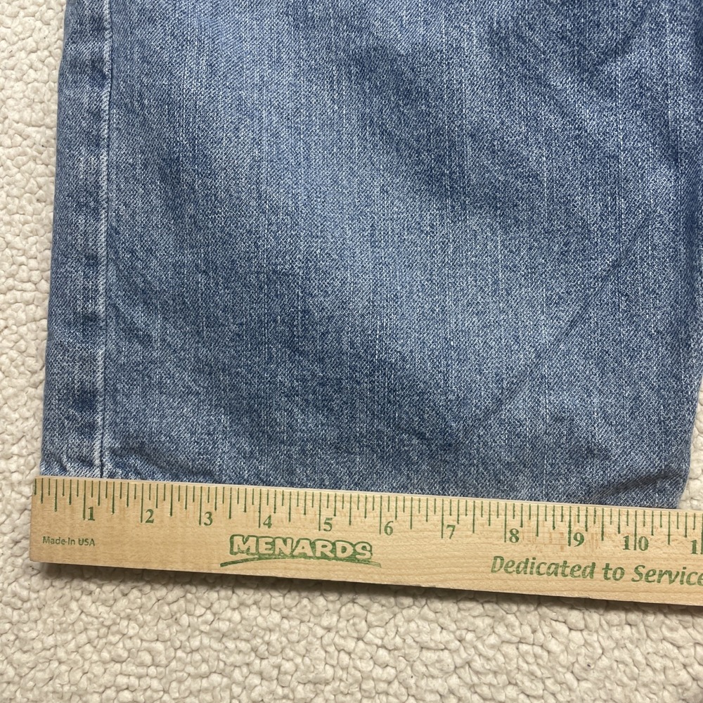 Levi's Denim Shorts Mens 40 Blue 505 Regular Fit Medium Wash 34505-2110 Cut Offs - Picture 5 of 9